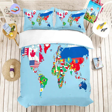 Housse de Couette Pays du Monde